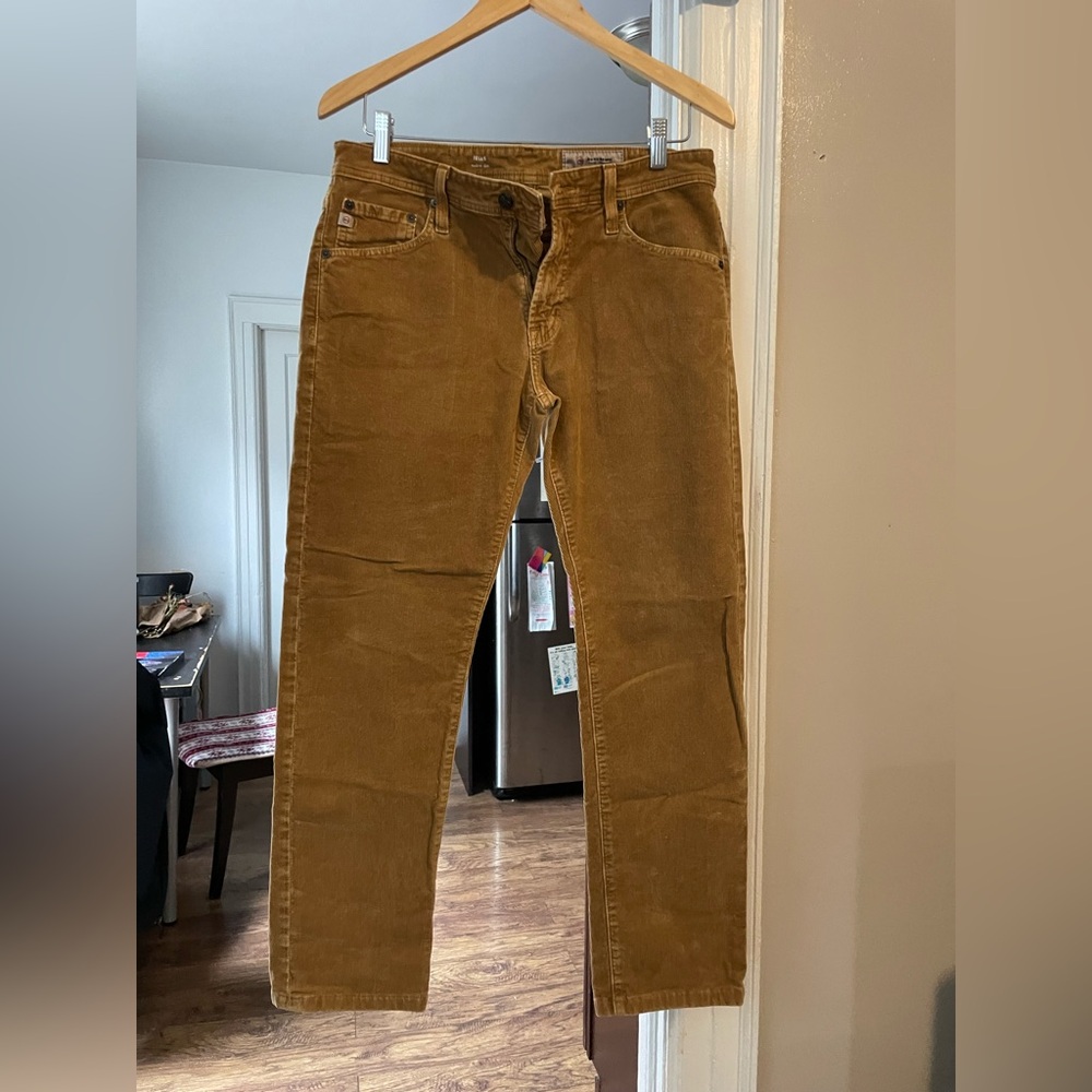 AG Adriano Goldschmied Tan Corduroy Jeans